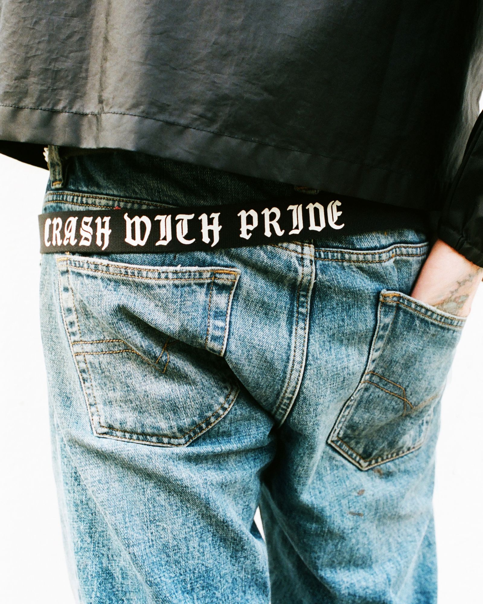 【SAINT MICHAEL】STHD . GI BELT SM-HR8-0000-C75 ベルト SAINT M×××××× - 【ラスト1点】【コラボ】SM-HR8-0000-C75