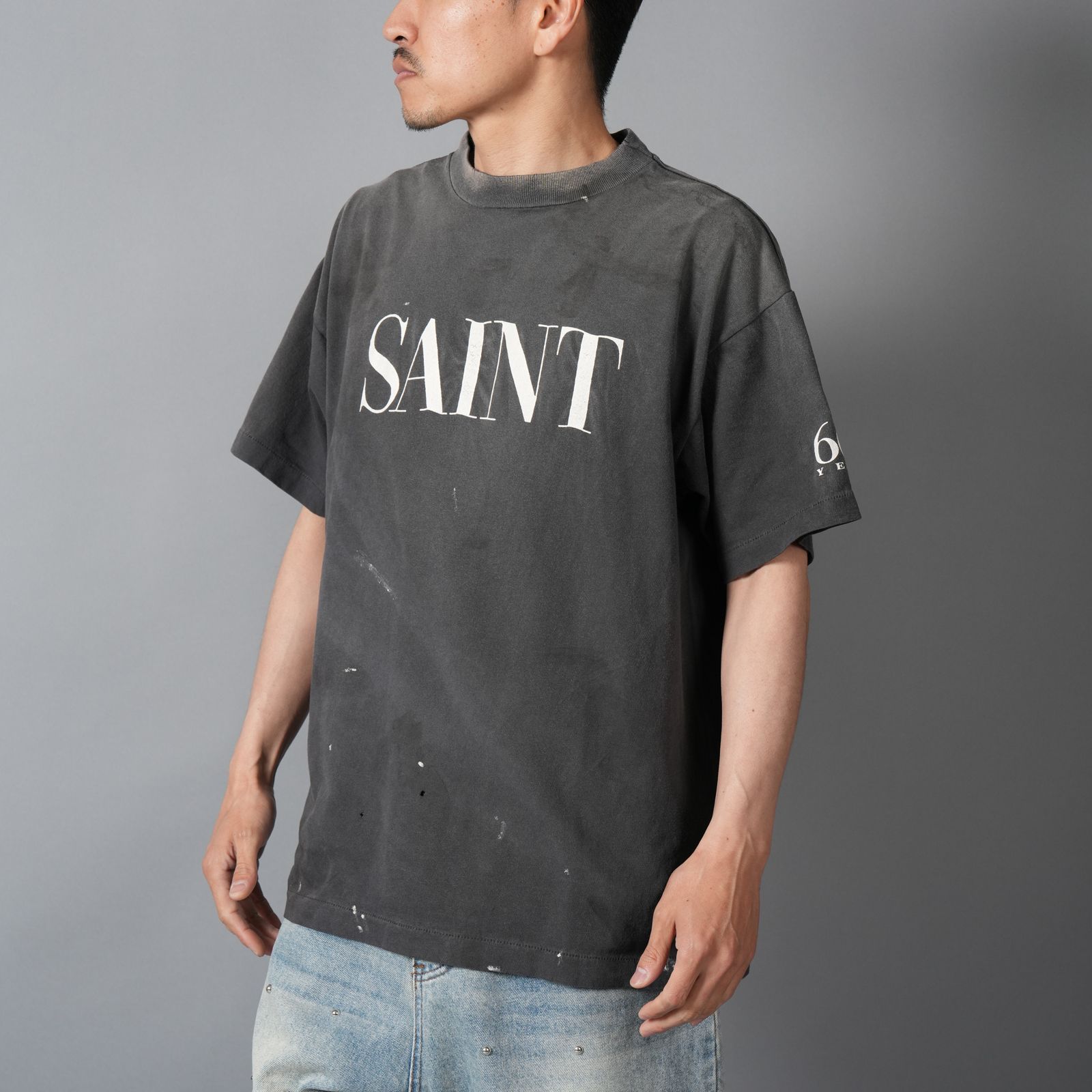 【残りわずか】SM-MK8-0000-006 / SS T-SHIRT / SAINT 666 / BLACK / Tシャツ (ブラック)
