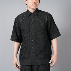 【ラスト1点】 CUT JACQUARD / カットジャガード (ブラック)