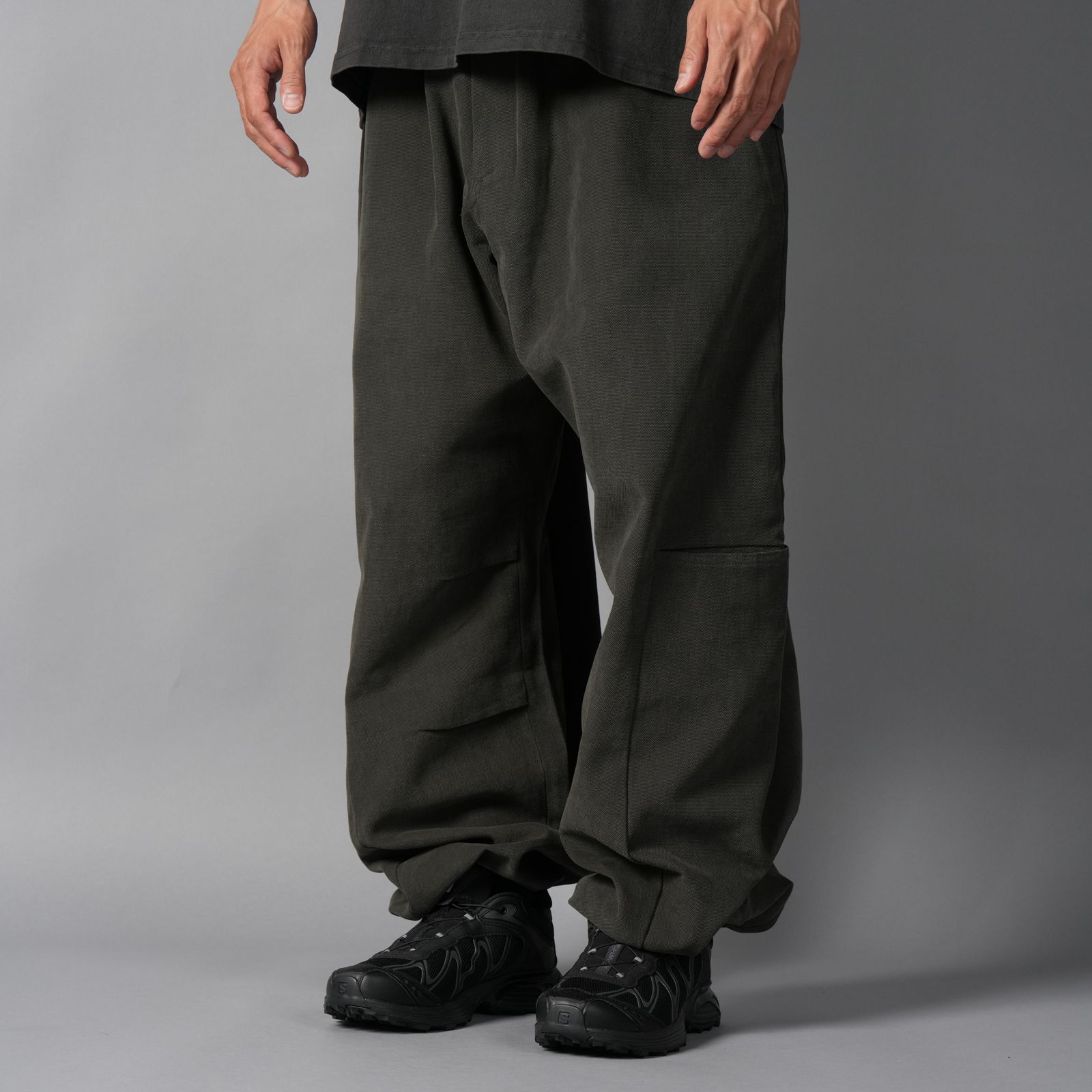 SAGYO PANT  / ワイドパンツ (タイム)