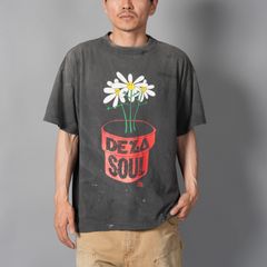 【ラスト1点】【コラボ】SM-HR1-0000-C18 / DLS_SS TEE / DE LA SOUL / BLACK / Tシャツ (ブラック)