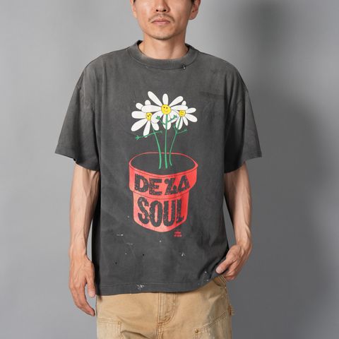 【ラスト1点】【コラボ】SM-HR1-0000-C18 / DLS_SS TEE / DE LA SOUL / BLACK / Tシャツ (ブラック)