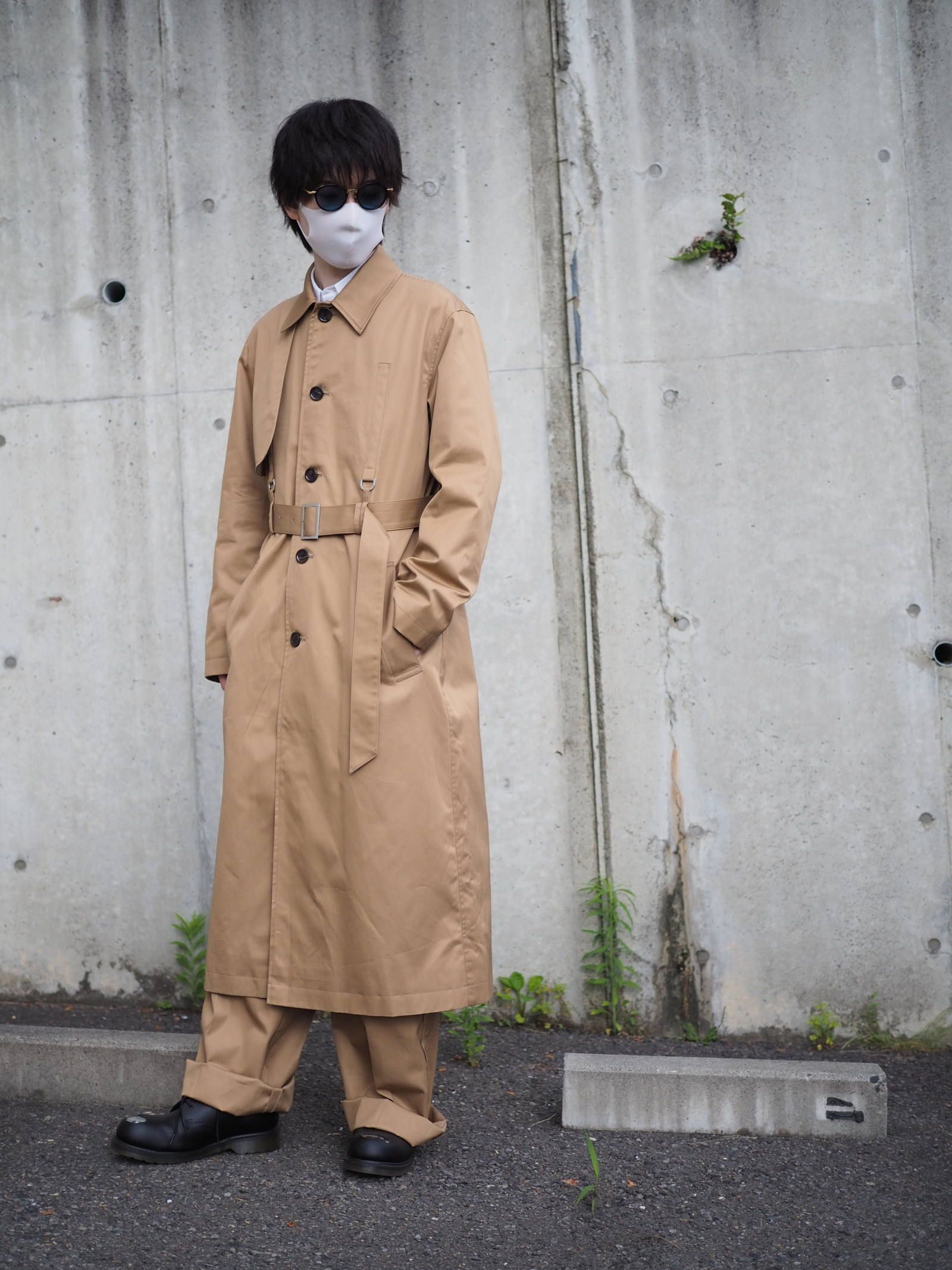 YUKI HASHIMOTO 20AW シングルトレンチコート YUKI HASHIMOTO 20AW シングルトレンチコート