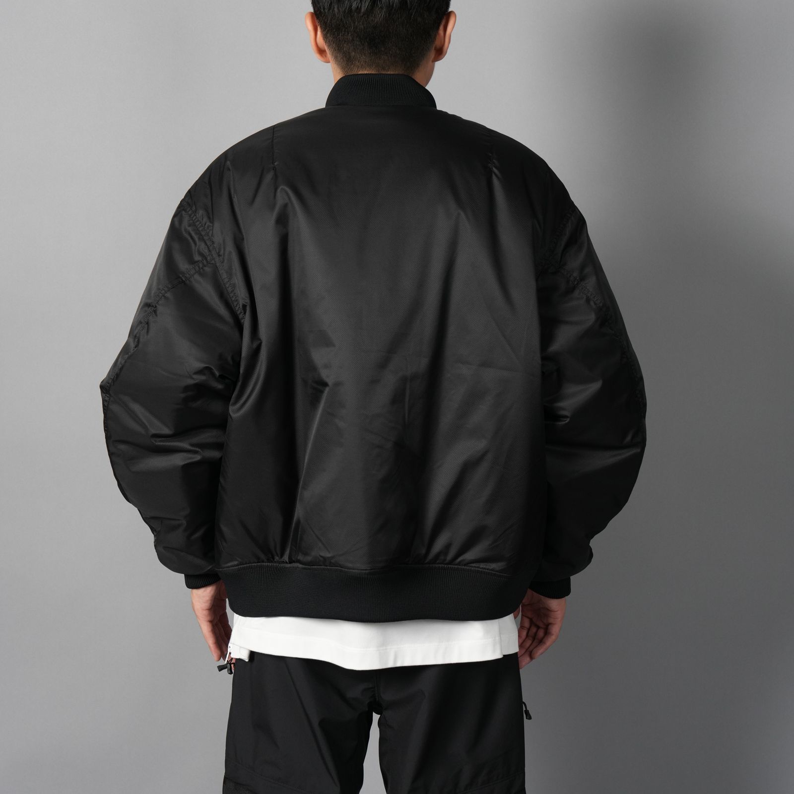 WR REAMIDE DOBBY FLIGHT JACKET  / フライトジャケット (ブラック)