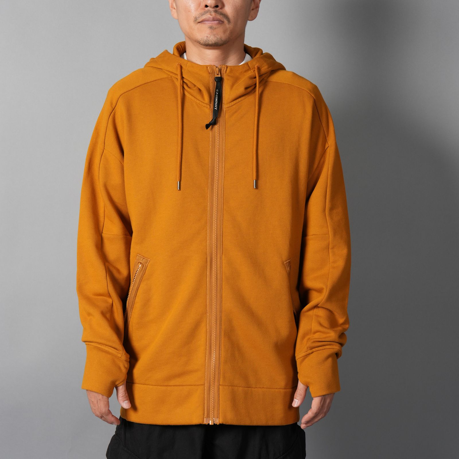 Diagonal Raised Fleece Goggle Zip Sweatshirt / ジップフーディー (バック・ソーン・ブラウン)