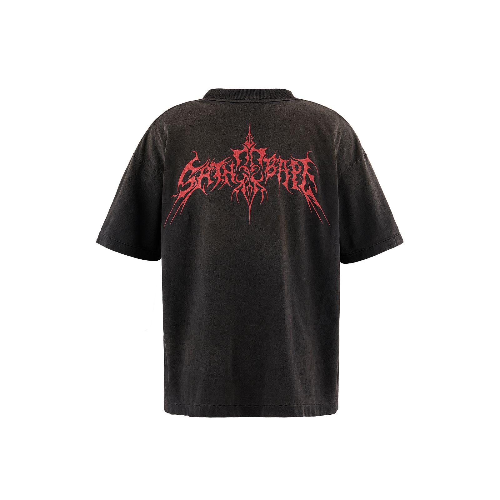 【コラボ】SM-HR1-0000-C37 / BAPE_SS TEE / SAINT BAPE / BLACK / Tシャツ (ブラック)