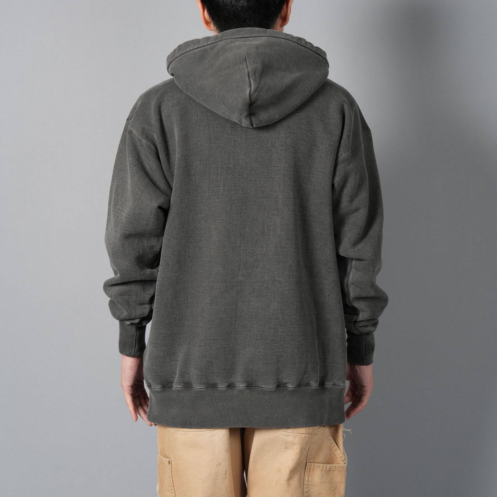 PRINTED HOODIE "COMIC" / プリント フーディー コミック / パーカー (ブラック)