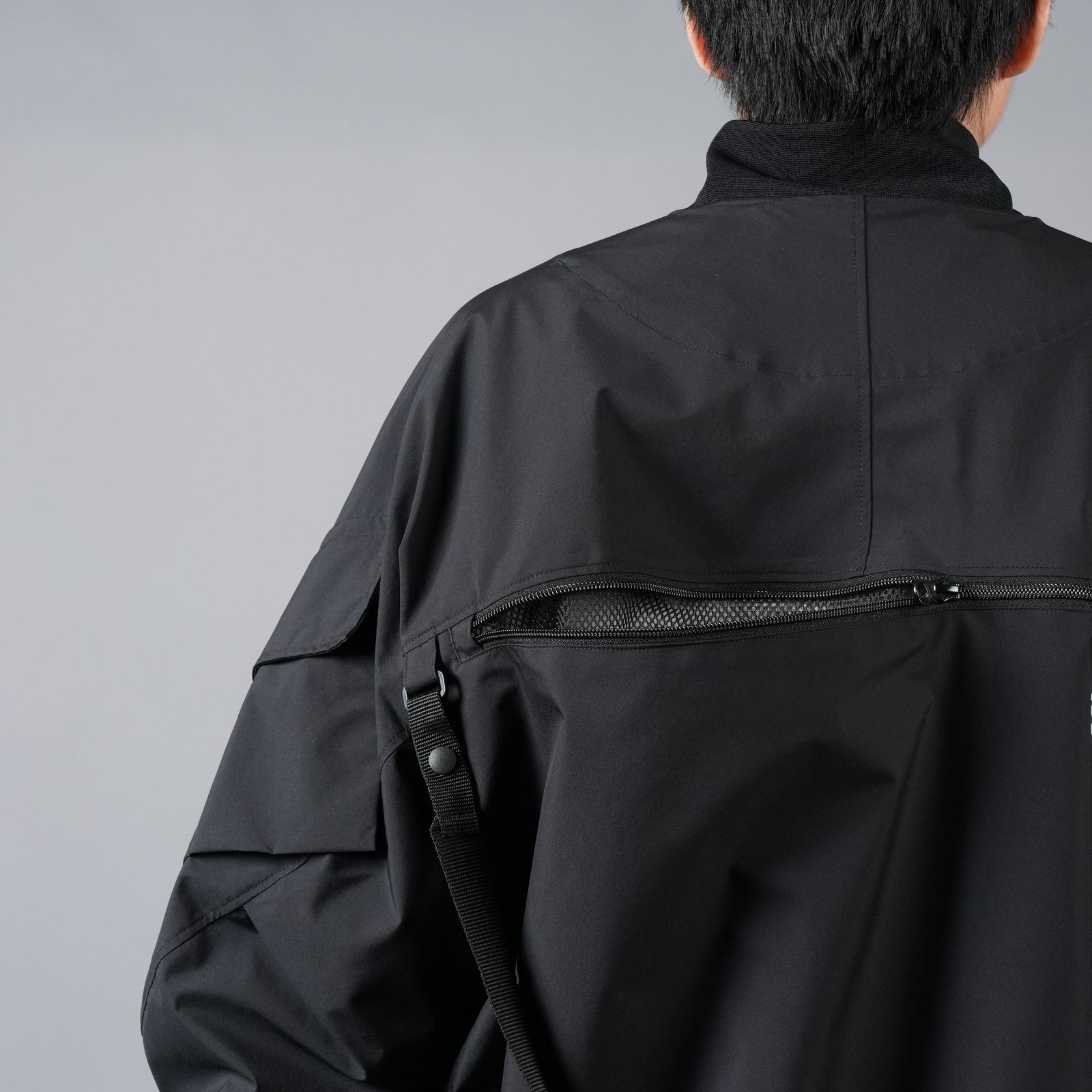 WINDSTOPPER BY GORE-TEX LABS 3L S.R.G.SHIRTS BLOUSON / ゴアテックス ラボ スリーレイヤー / シャツブルゾン [防水・防風] (ブラック)