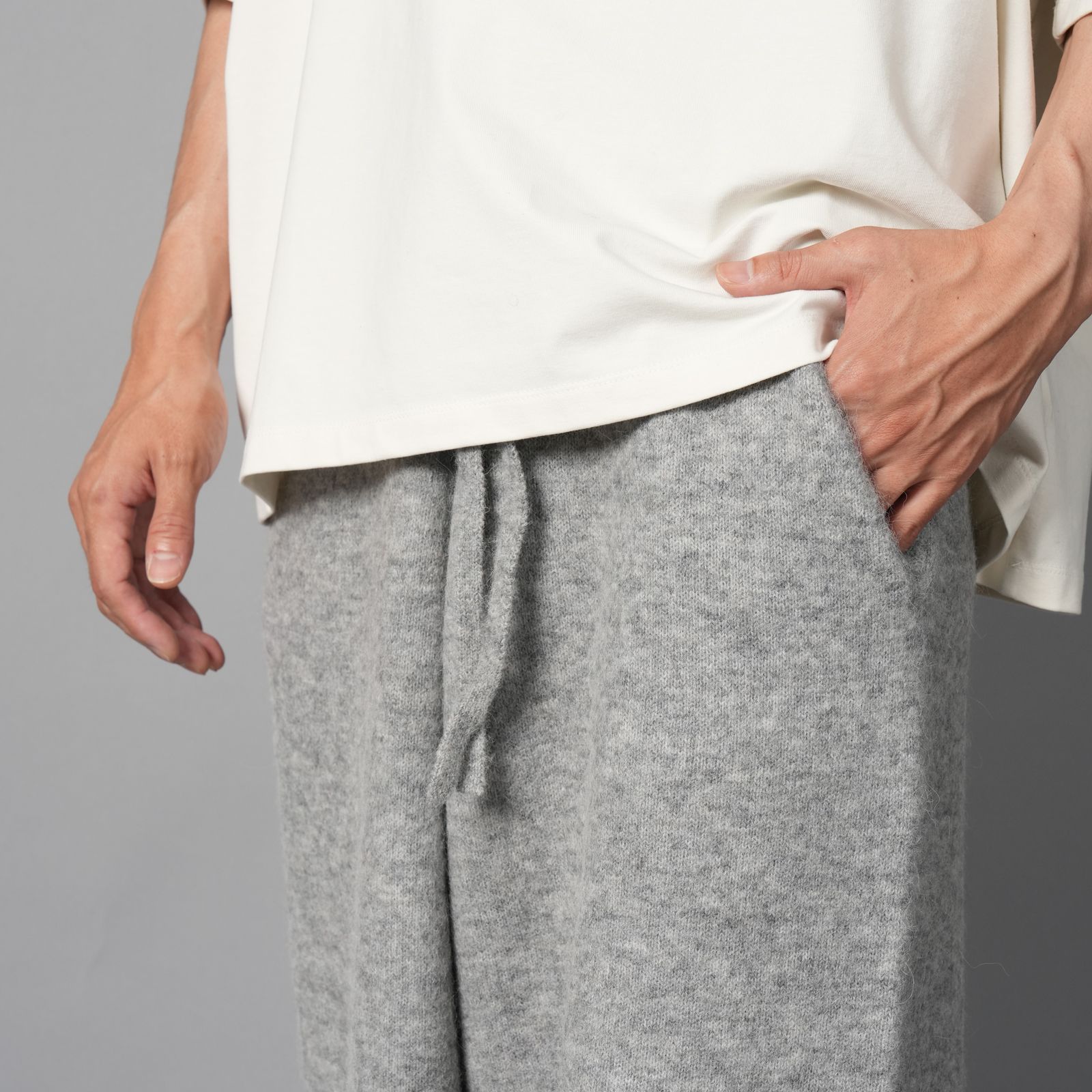 ALPACA KNIT CUFF PANT  / アルパカニットカフパンツ (アルパカクロウド)