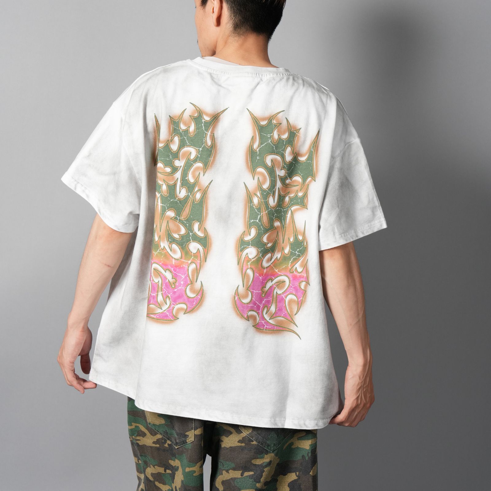 【ラスト1点】Static T-Shirt / スターティック Tシャツ (ダーティーホワイト)