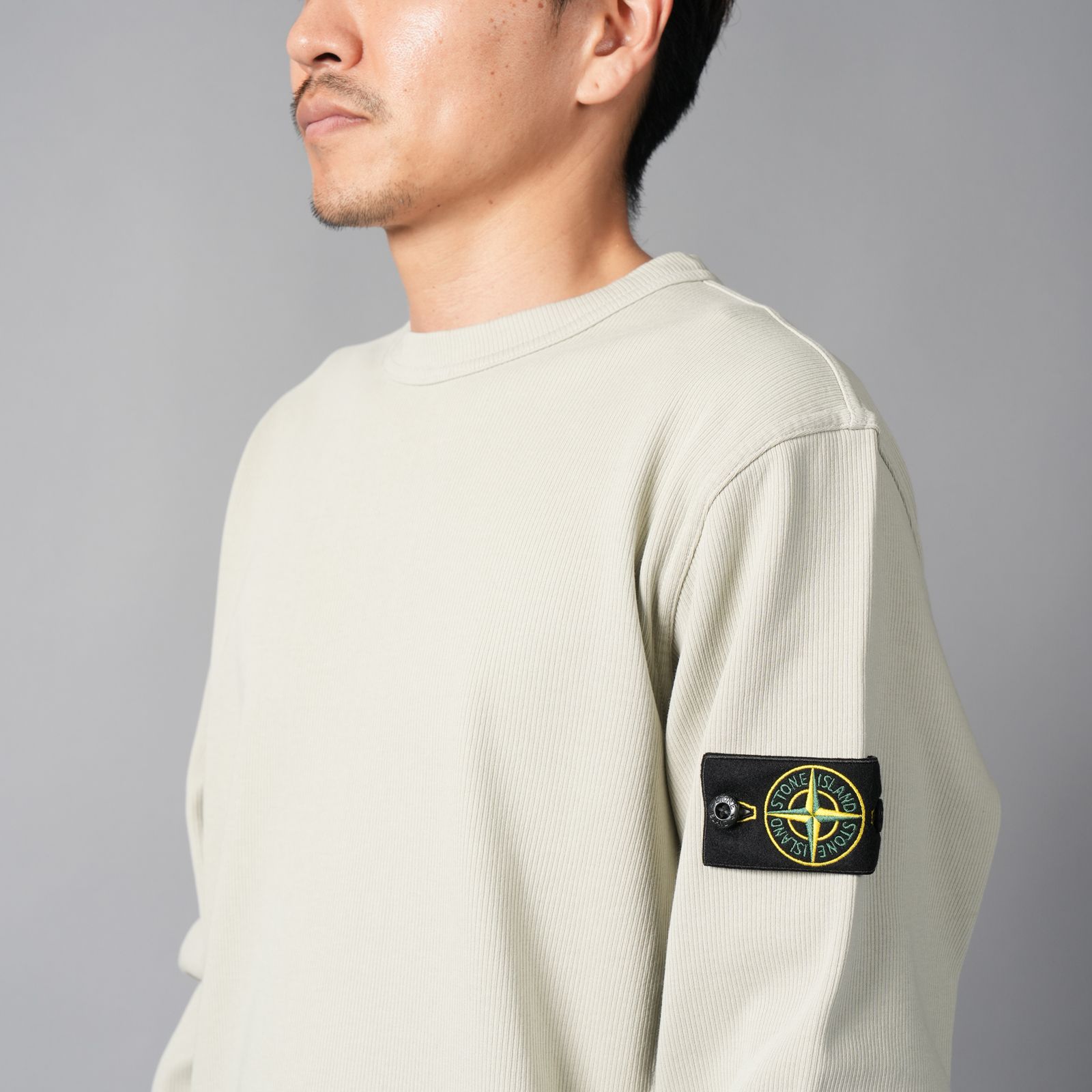 6100017 / ORGANIC COTTON INTERLOCK  / クルーネックスウェット (サンド)