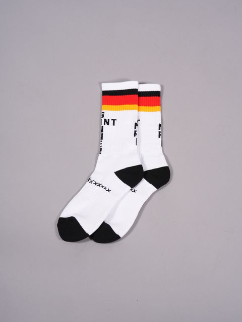 【ラスト1点】 SM-S23-0000-130 / SOCKS / GERMANY / WHITE / ソックス (ホワイト) SM-S23-0000-130 ©SAINT M××××××
