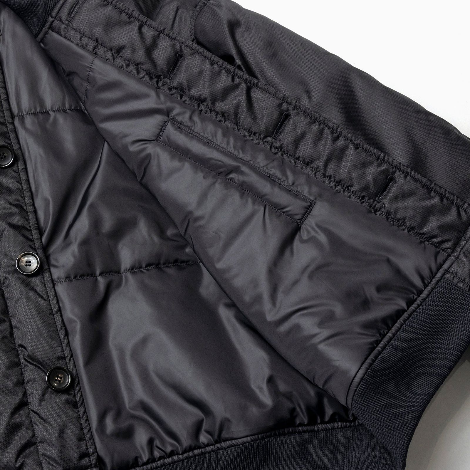 WR REAMIDE DOBBY FLIGHT JACKET  / フライトジャケット (ブラック)