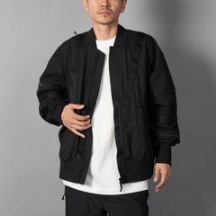 【限定】【D-VEC×ALMOSTBLACK】WINDSTOPPER 3L MA1 BLOUSON / ゴアテックス ラボ スリーレイヤー / ブルゾン [防水・防風] (ブラック)