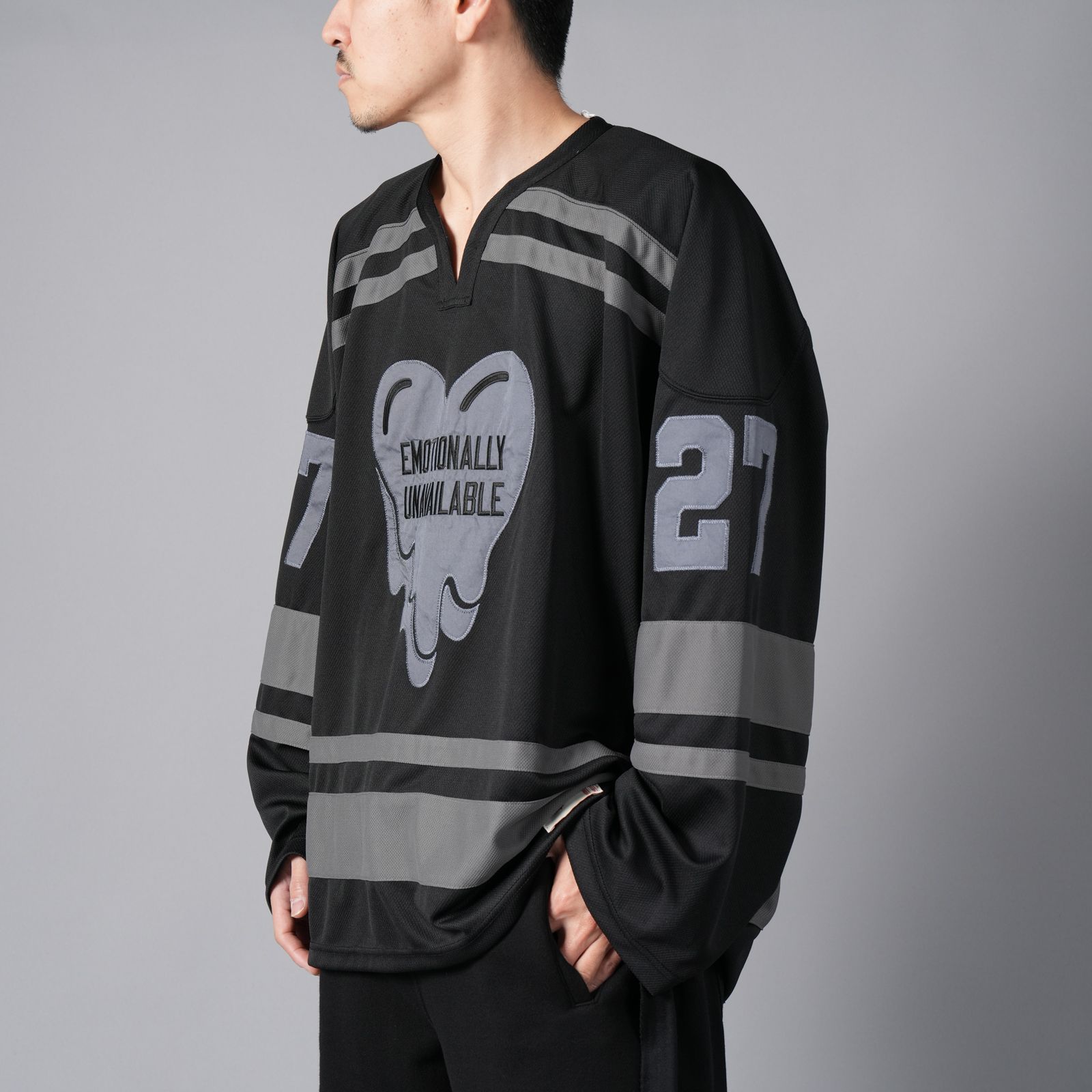 【ラスト1点】HOCKEY JERSEY /  ホッケージャージー (ブラック)