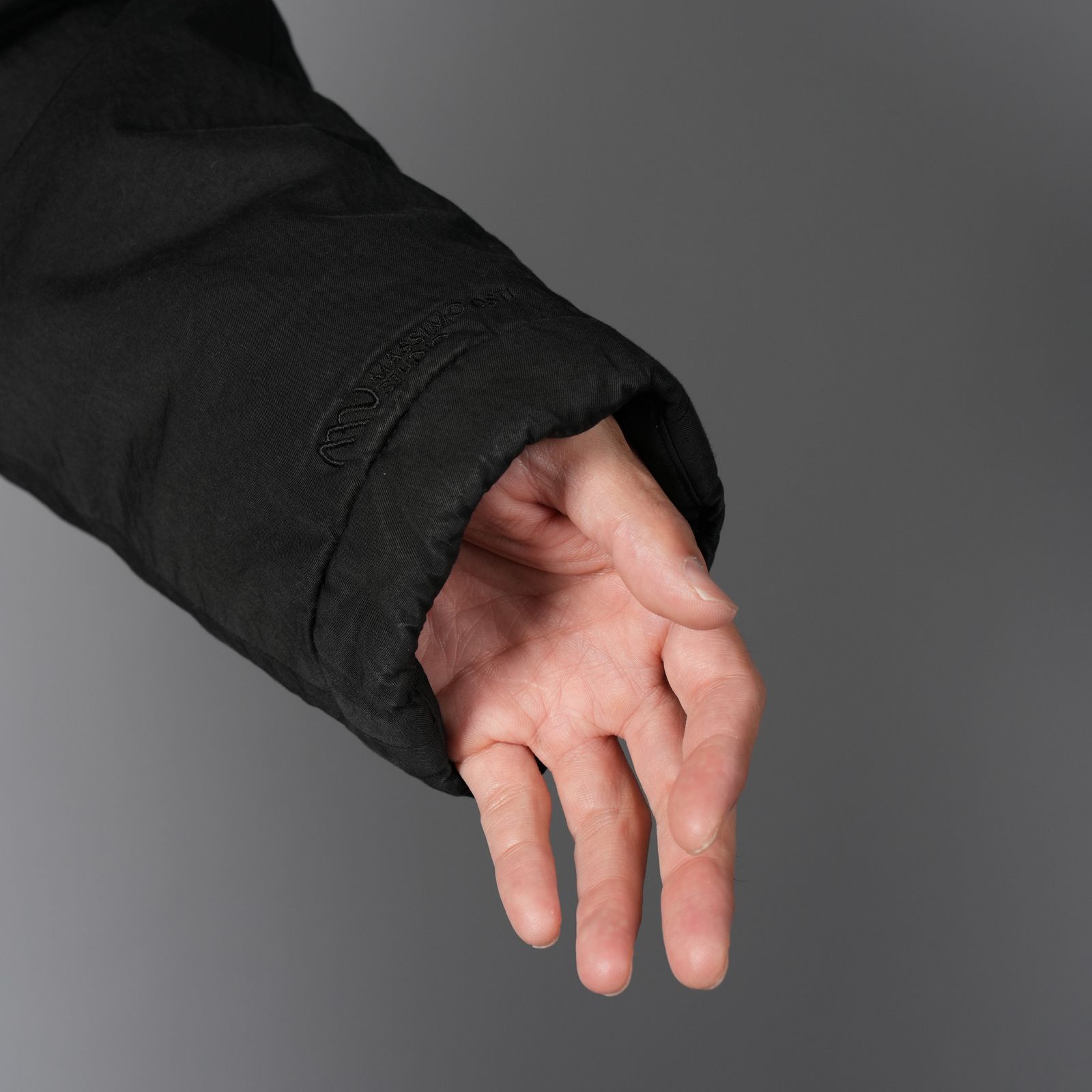 OUTERWEAR MEDIUM JACKET IN GABARDINE CO/NY / ミディアムジャケット (ブラック)