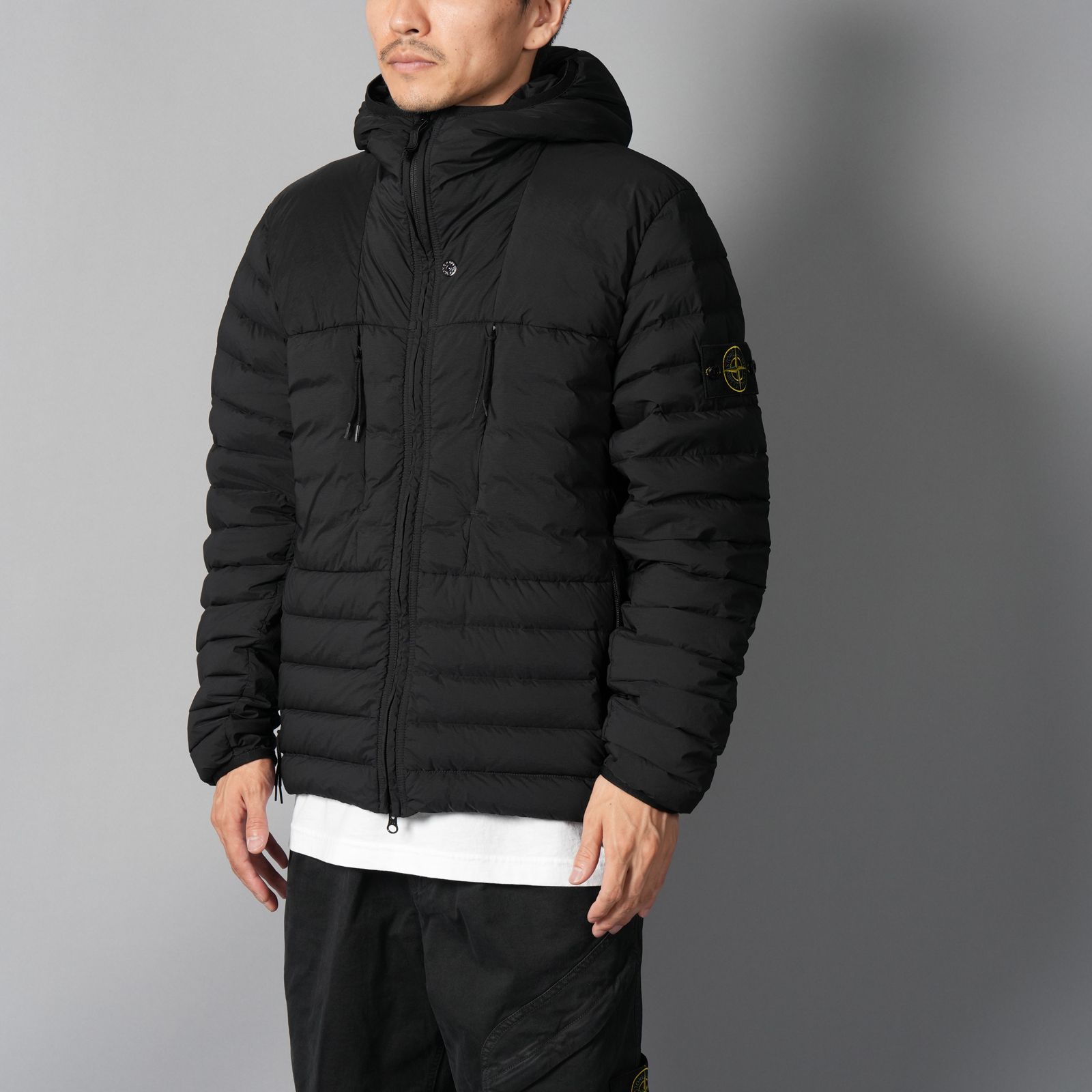4100020 / DOWN JACKET / ダウンジャケット 【ガーメントダイ】(ブラック)