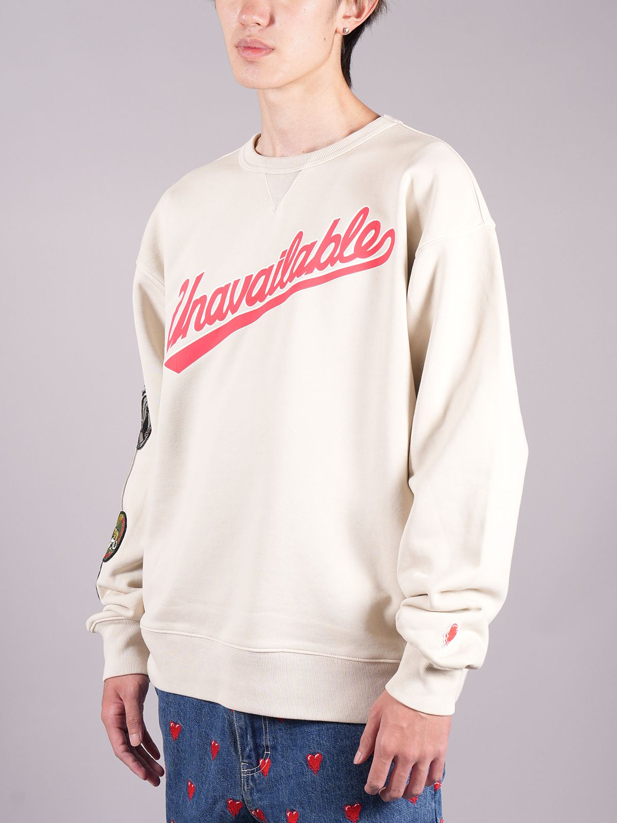ラスト1点 / EU PATCHES CREWNECK / トレーナー   (オートミル)