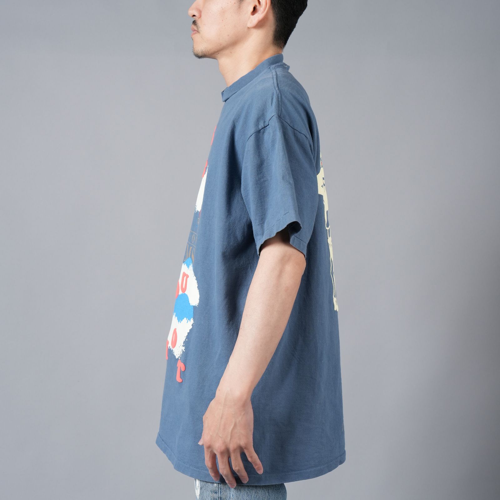 Kissing Idiots Tee / キシング イディオツ Tシャツ [Lサイズ] (ブルー)