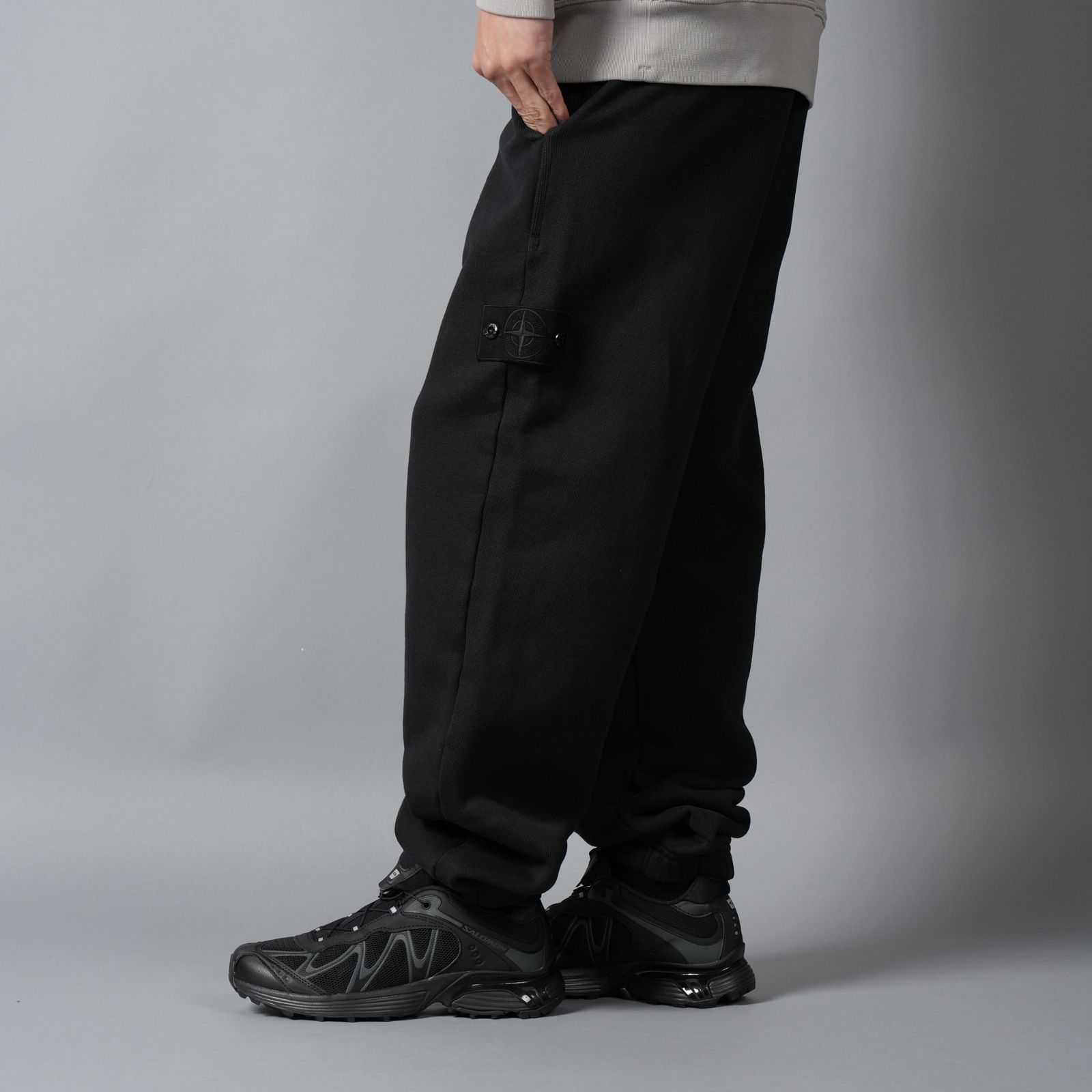 6200008 / HEAVY ORGANIC COTTON FLEECE_S.I. GHOST / スウェットパンツ (ブラック)