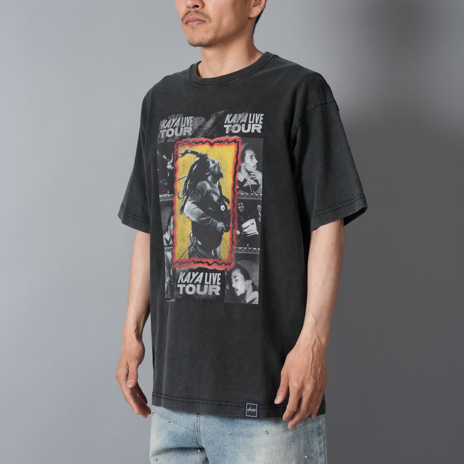 【残りわずか】 UIZZ-22567 / BOB MARLEY / ボブマーリー / Tシャツ (ブラック)
