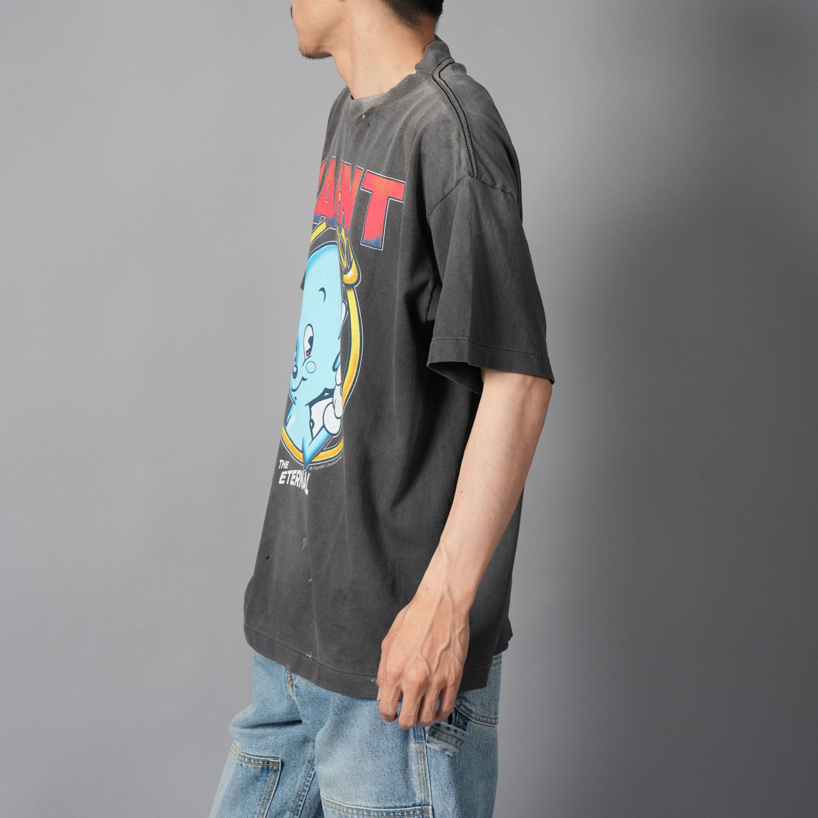 【ラスト1点】SM-HR1-0000-003 / SS TEE / BABY MICHAEL / BLACK / Tシャツ (ブラック)
