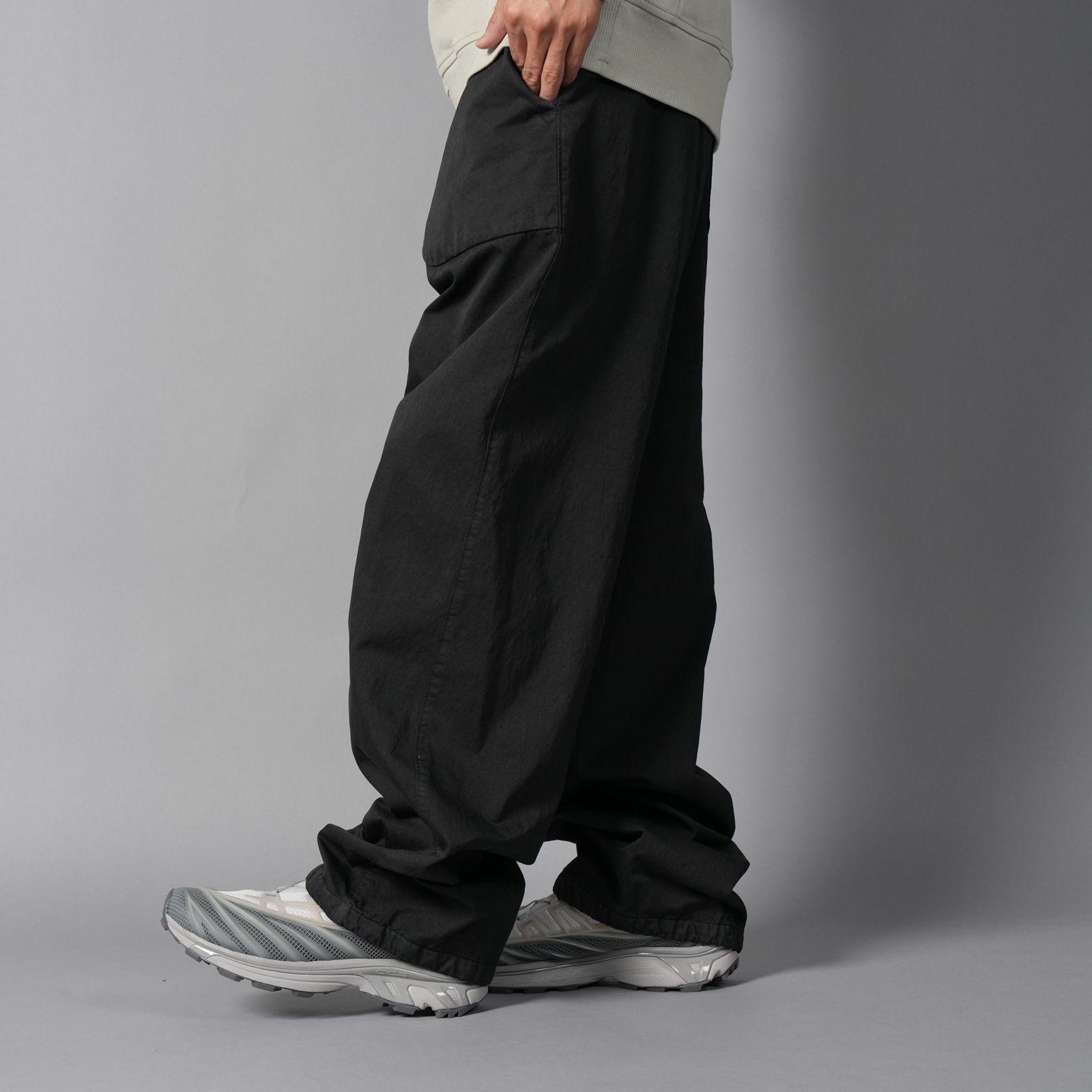PANTS PANT IN GABARDINE CO/NY / パンツ (ブラック)