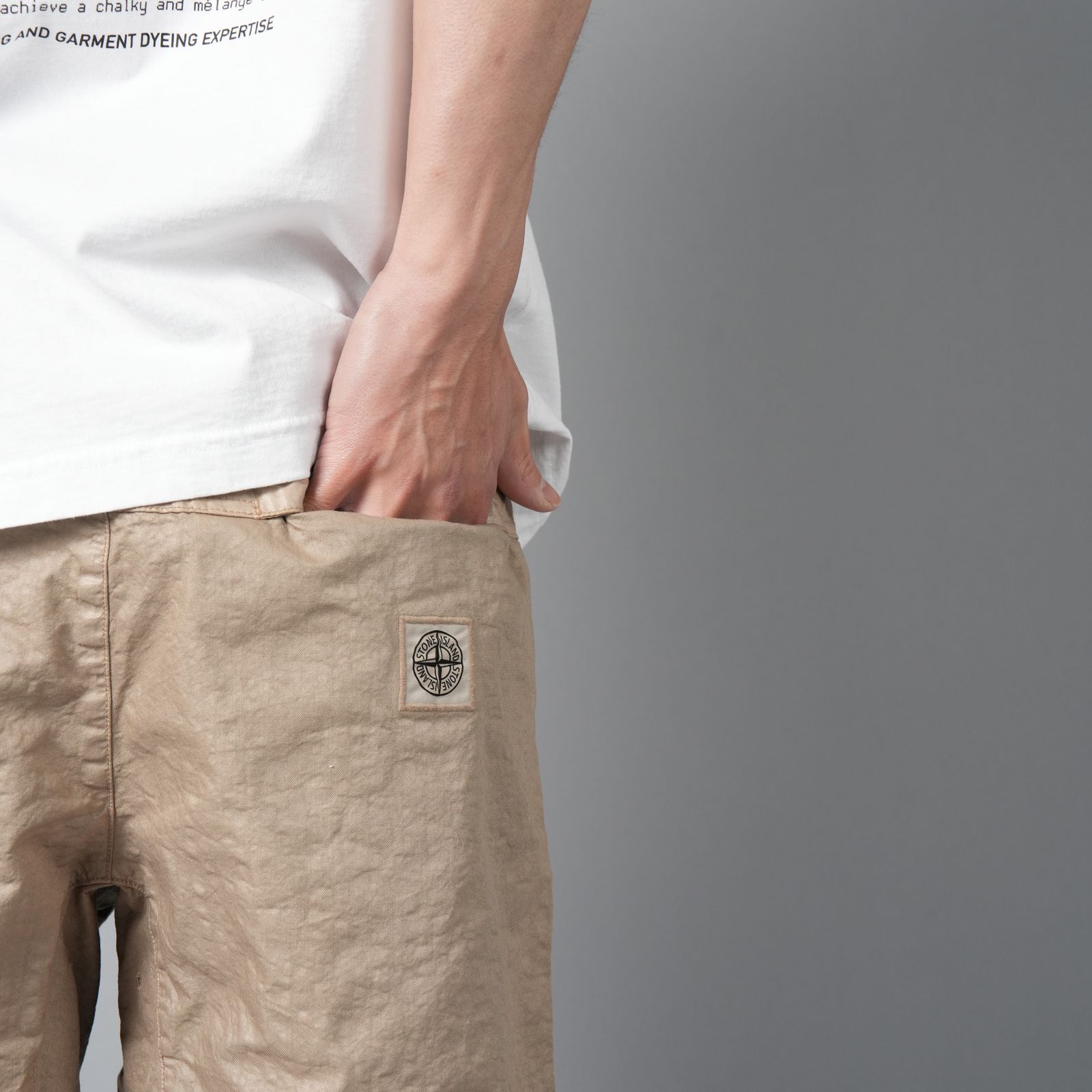STONE ISLAND - L100012 ORGANIC LOOK NYLON PANAMA-TC