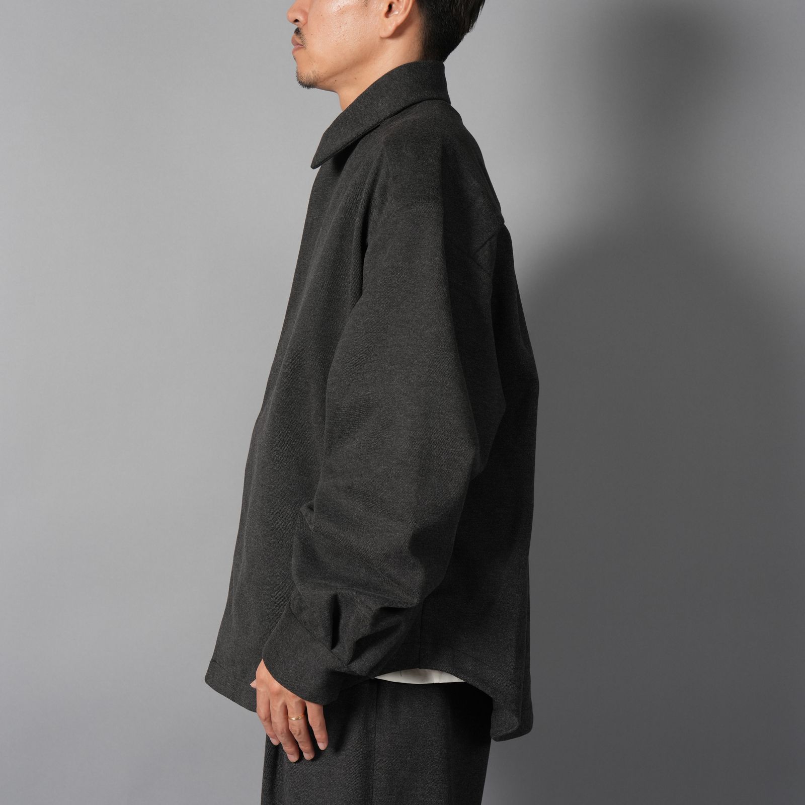 M5 OXFORD SHIRT  / オクスフォードシャツ (チャコールツィード)