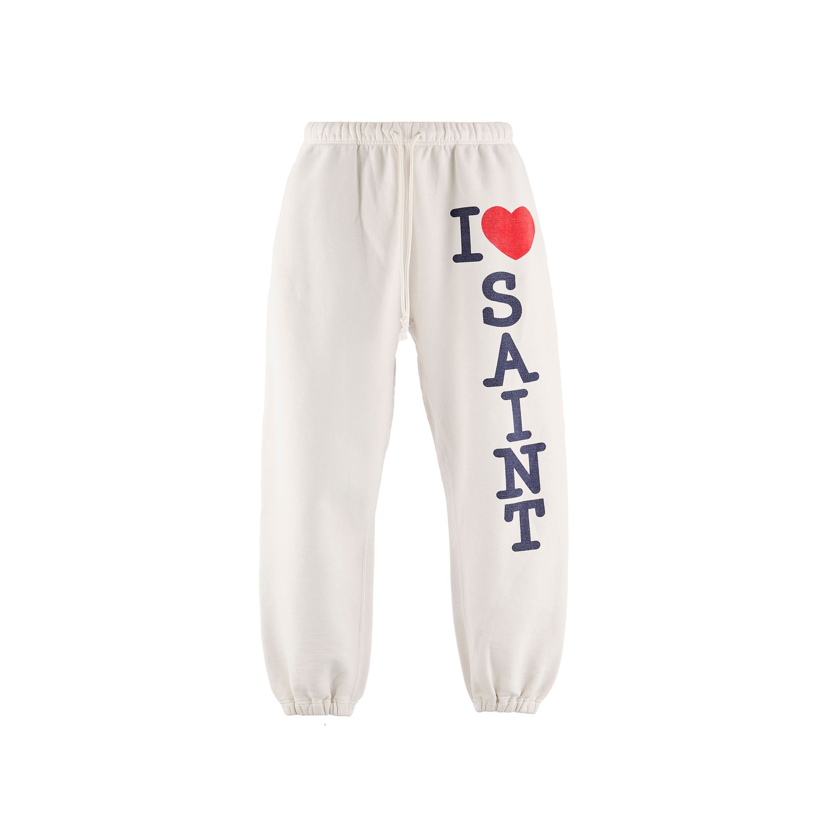 SM-MK8-0000-063 / SWEAT PANTS / I LOVE SAINT / WHITE / スウェットパンツ (ホワイト)