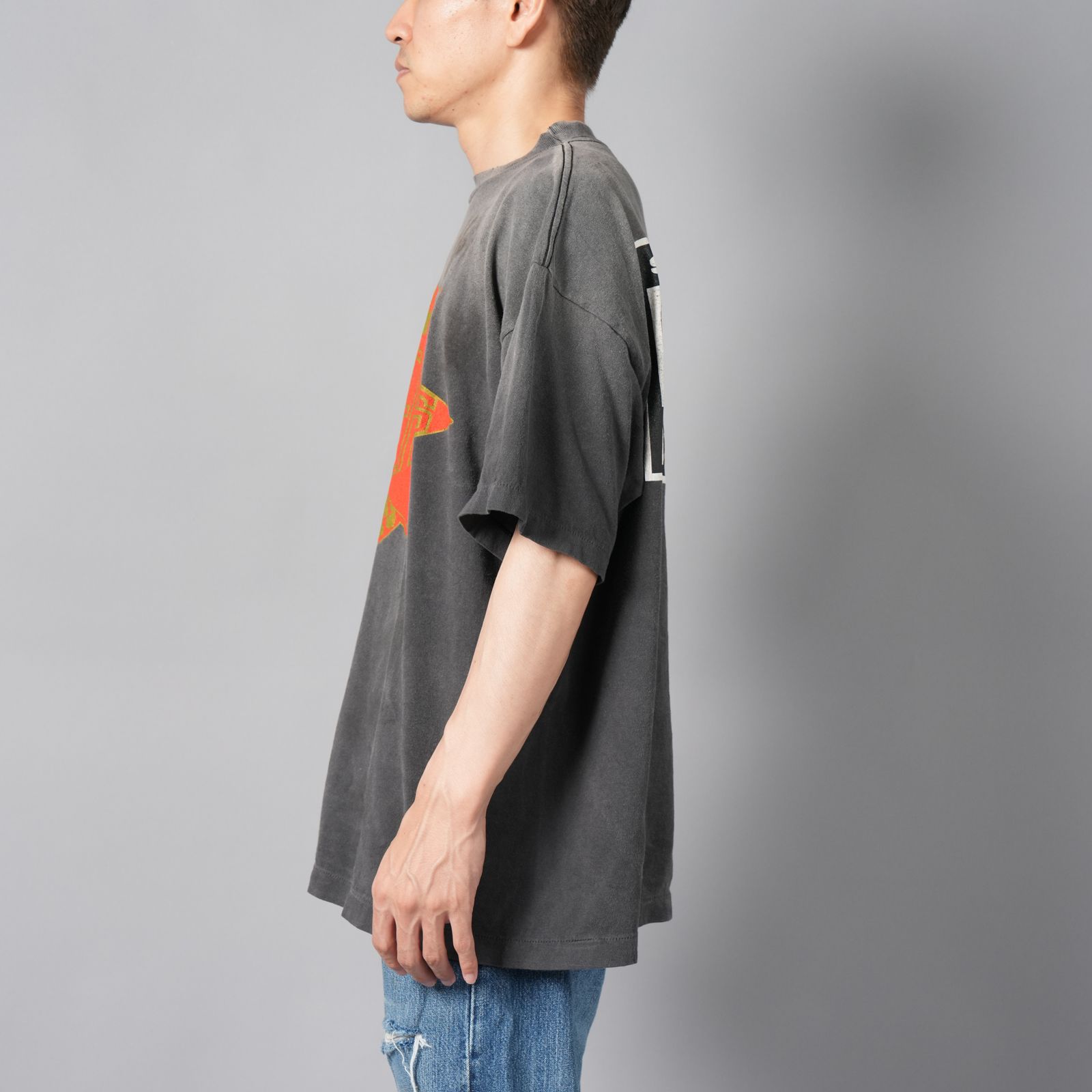【ラスト1点】SM-YS1-0000-C45 / DT_SS TEE / ST TEARS / BLACK / Tシャツ  (ブラック)