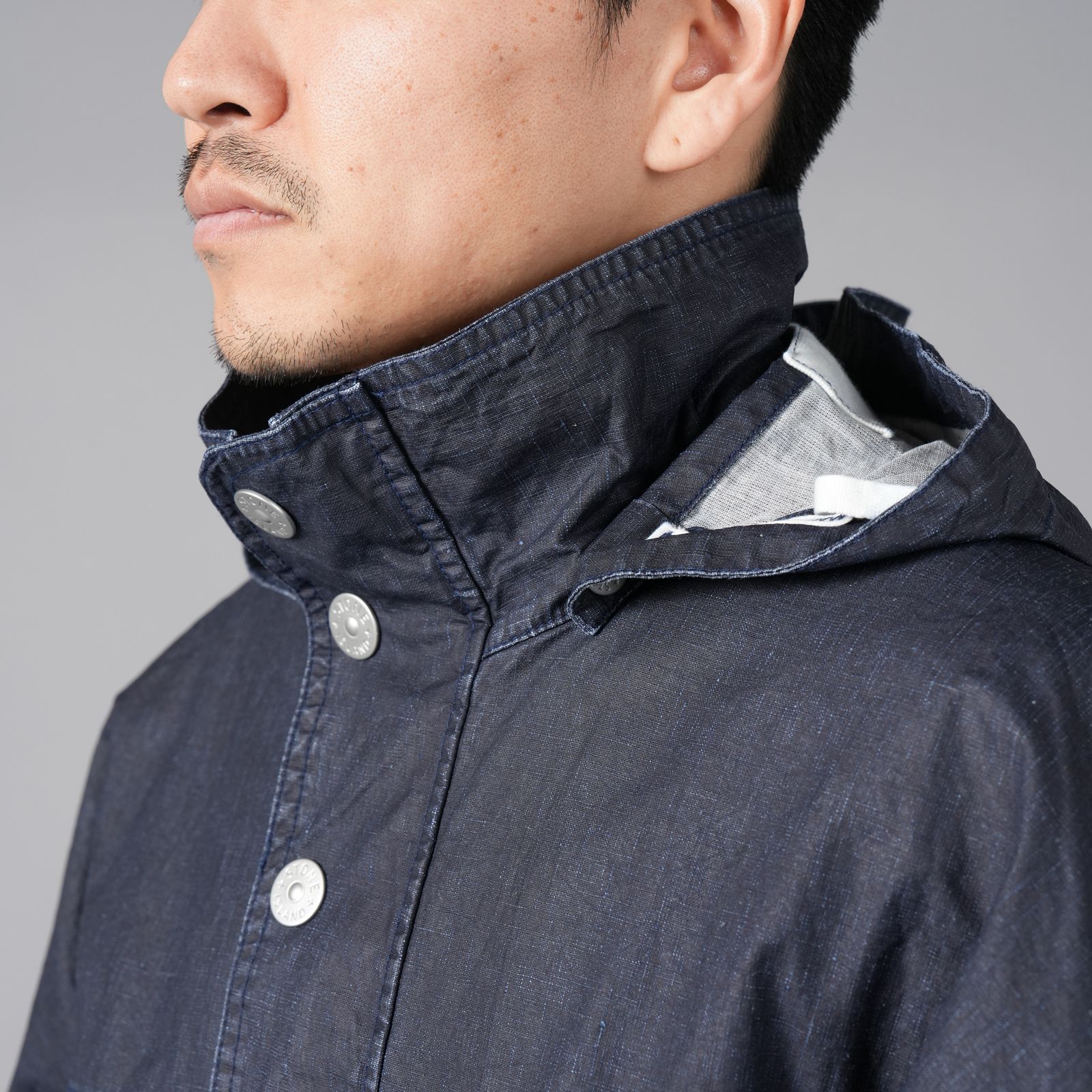 STONE ISLAND - 418X1 / STONE ISLAND MARINA_RAW PLATED LINEN
