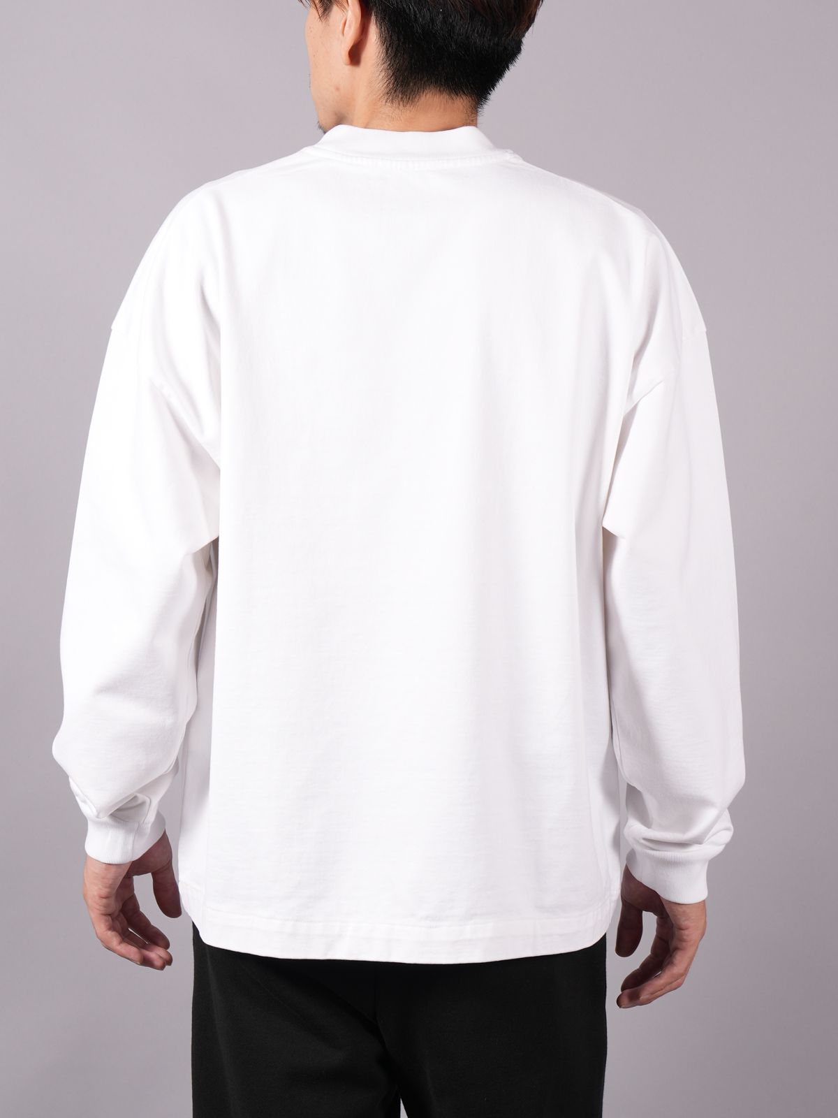 【ラスト1点】【定番アイテム】 BETA LONG SLEEVE T-SHIRT / ベータ ロングスリーブTシャツ / カットソー (ホワイト)