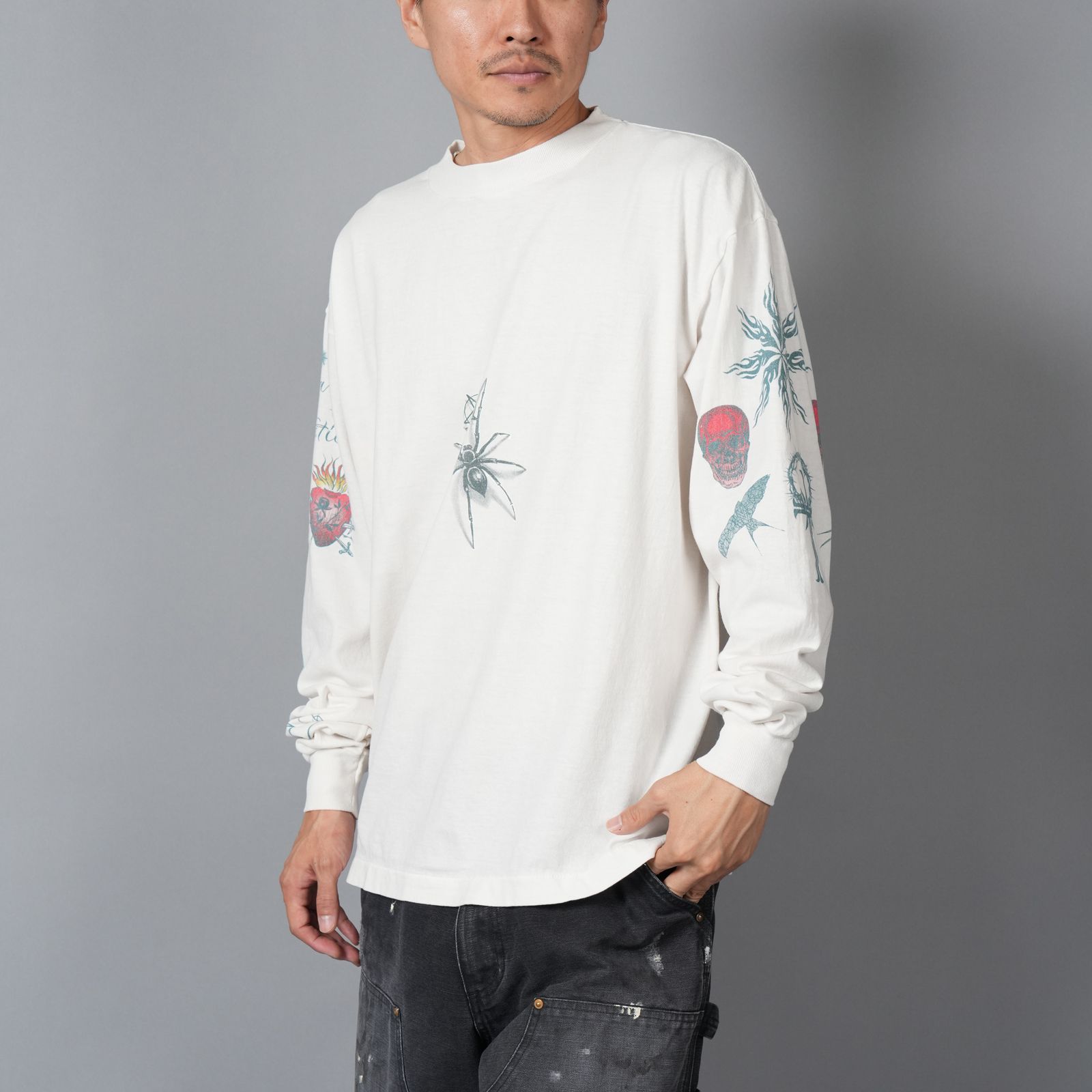SAINT M×××××× - [コラボ] SM-HR1-0000-C29 / DW_LS TEE