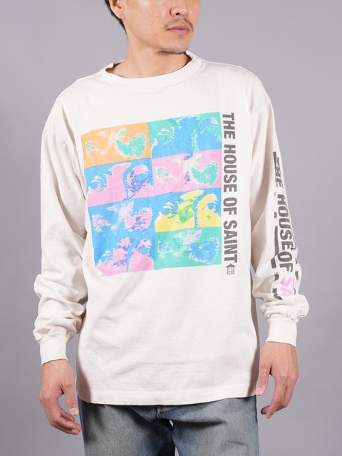【ラスト1点】 SM-S23-0000-035 / L/S TEE / HOUSE SAINT / カットソー  (ホワイト)