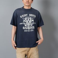 【コラボ】SM-HR8-0000-C71 / STHD . SS TEE SAINT NBHD / Tシャツ (ネイビー)