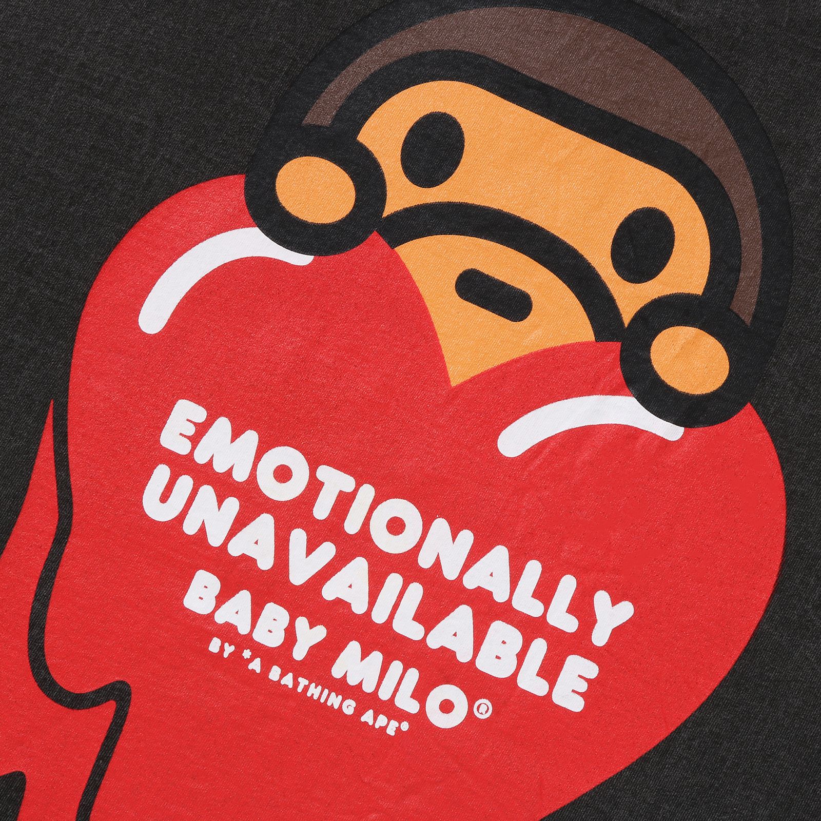 【ラスト1点】【コラボ】EU-HR8-0000-C33 / EU MILO SS TEE/ BLACK / Tシャツ (ブラック)