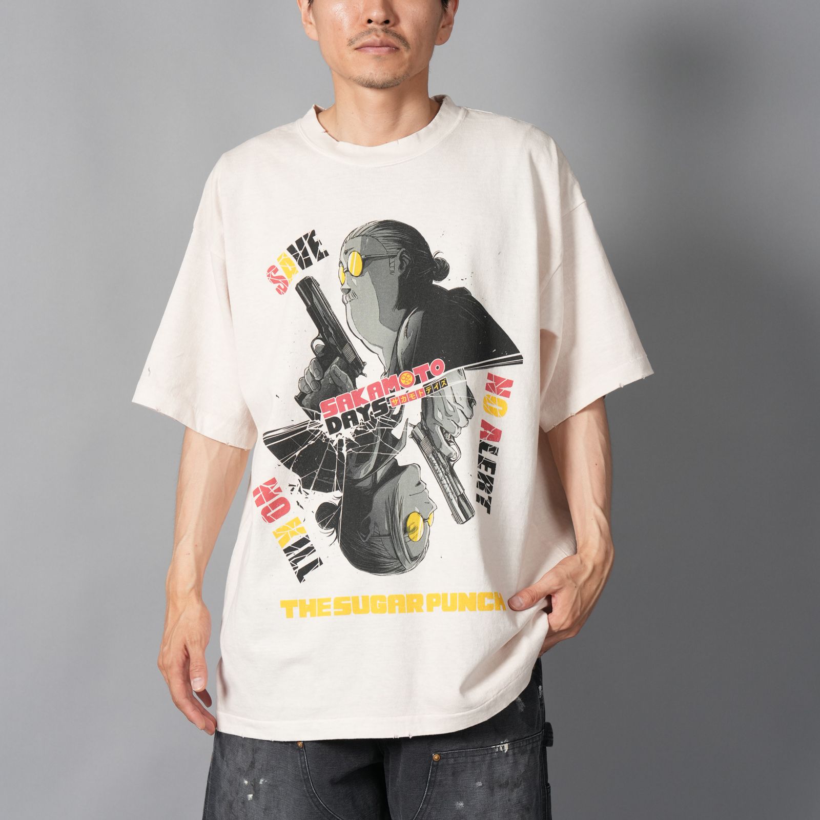 [SAKAMOTODAYS]  TSDM25SM001 /S/S T-Shirt  (SAKAMOTO)  / Tシャツ (ホワイト)