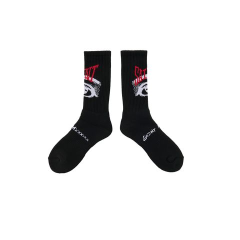SM-HR1-0000-104 / SOCKS / EYE / BLACK / ソックス (ブラック)