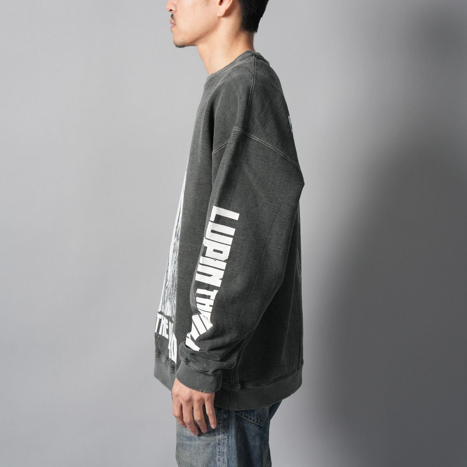 [LUPIN THE IIIRD]  Sweat  (ZENIGATA/LUPIN) / スウェット・トレーナー (ブラック)