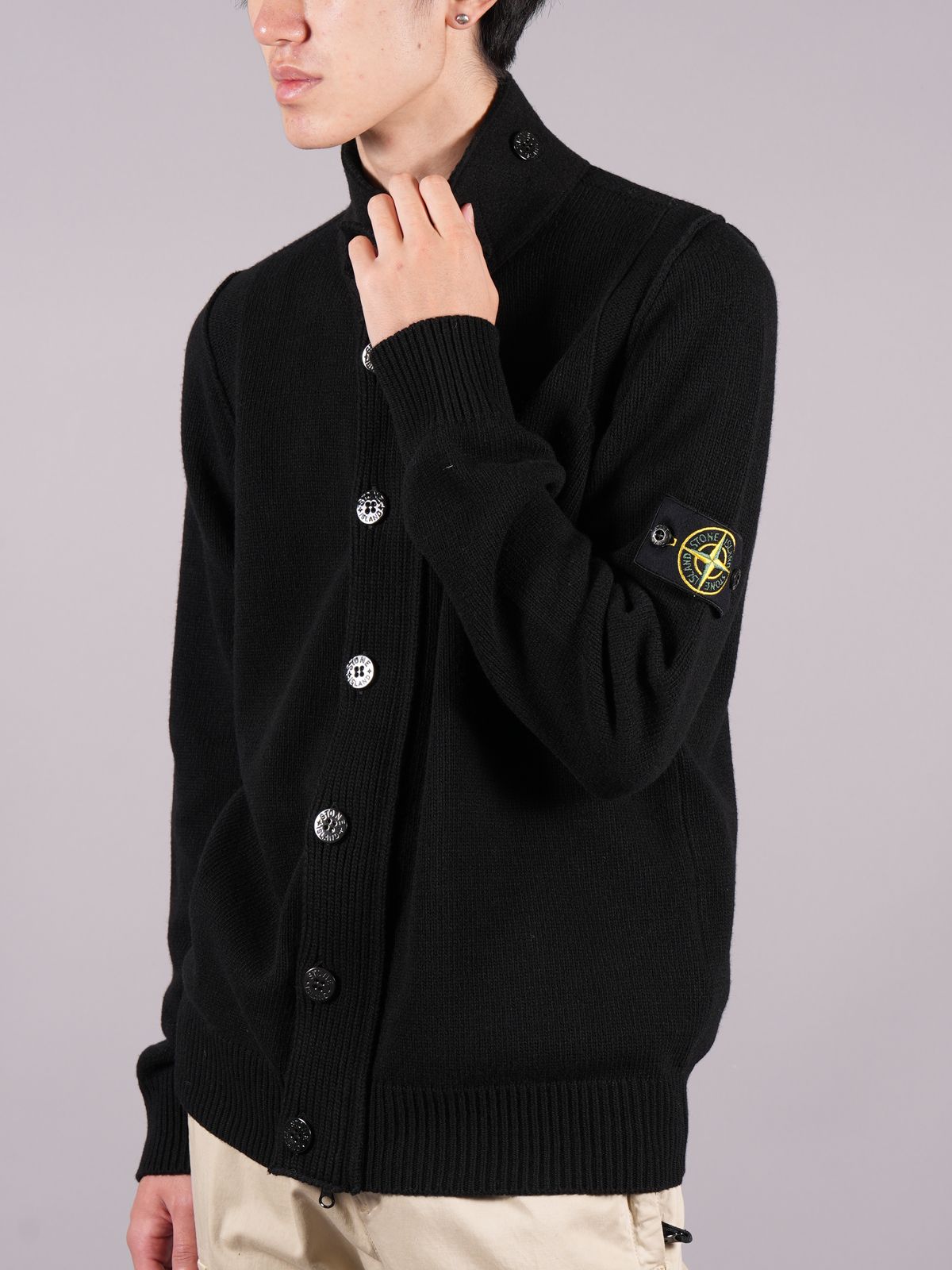 22SS STONE ISLAND ストーンアイランド ニットカーディガン-