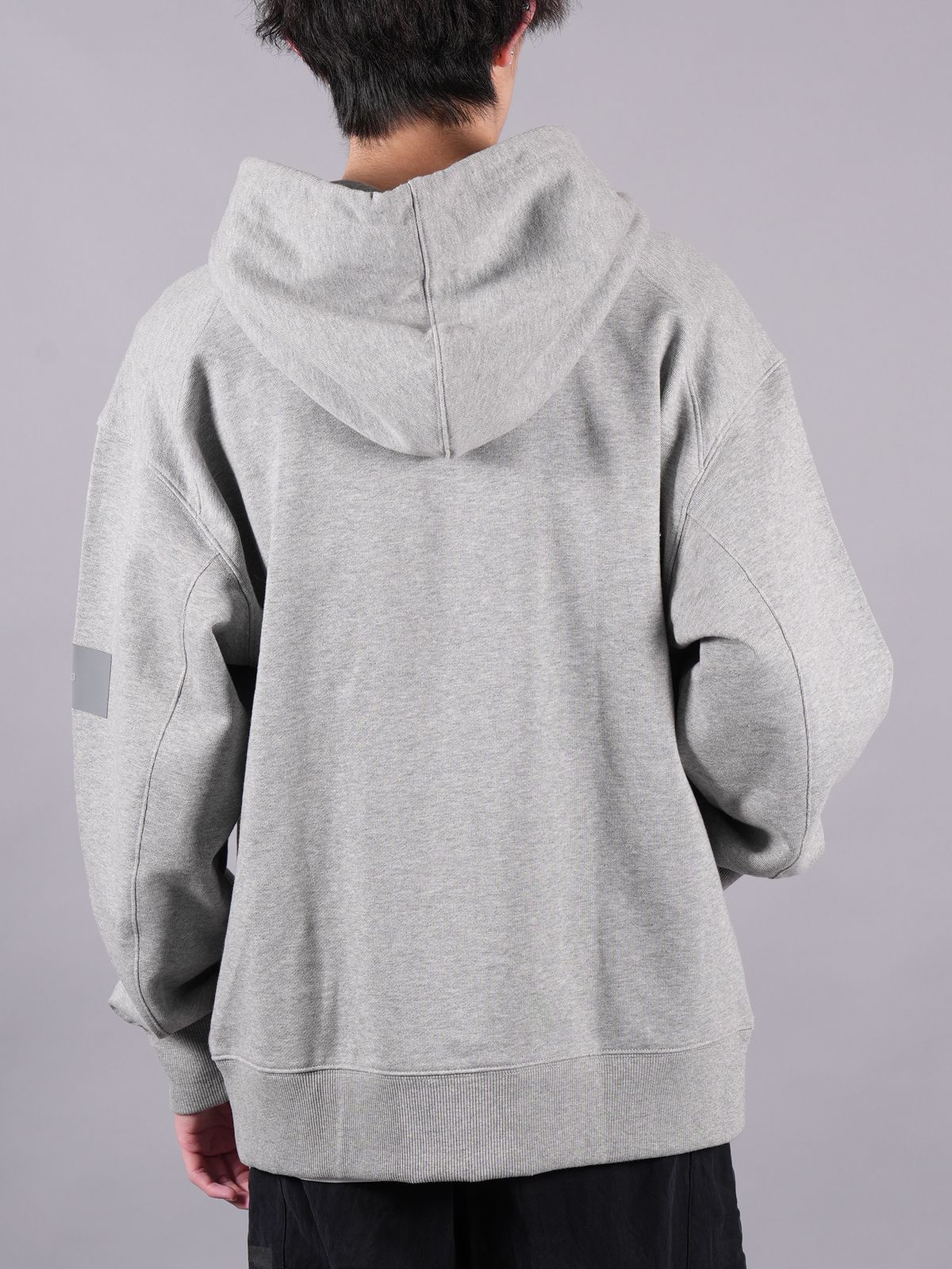 【定番アイテム】 【ラスト1点】 FT ZIP HOODIE  / ジップフーディー  【オーバーシルエット】 (ミディアムグレーヘザー)