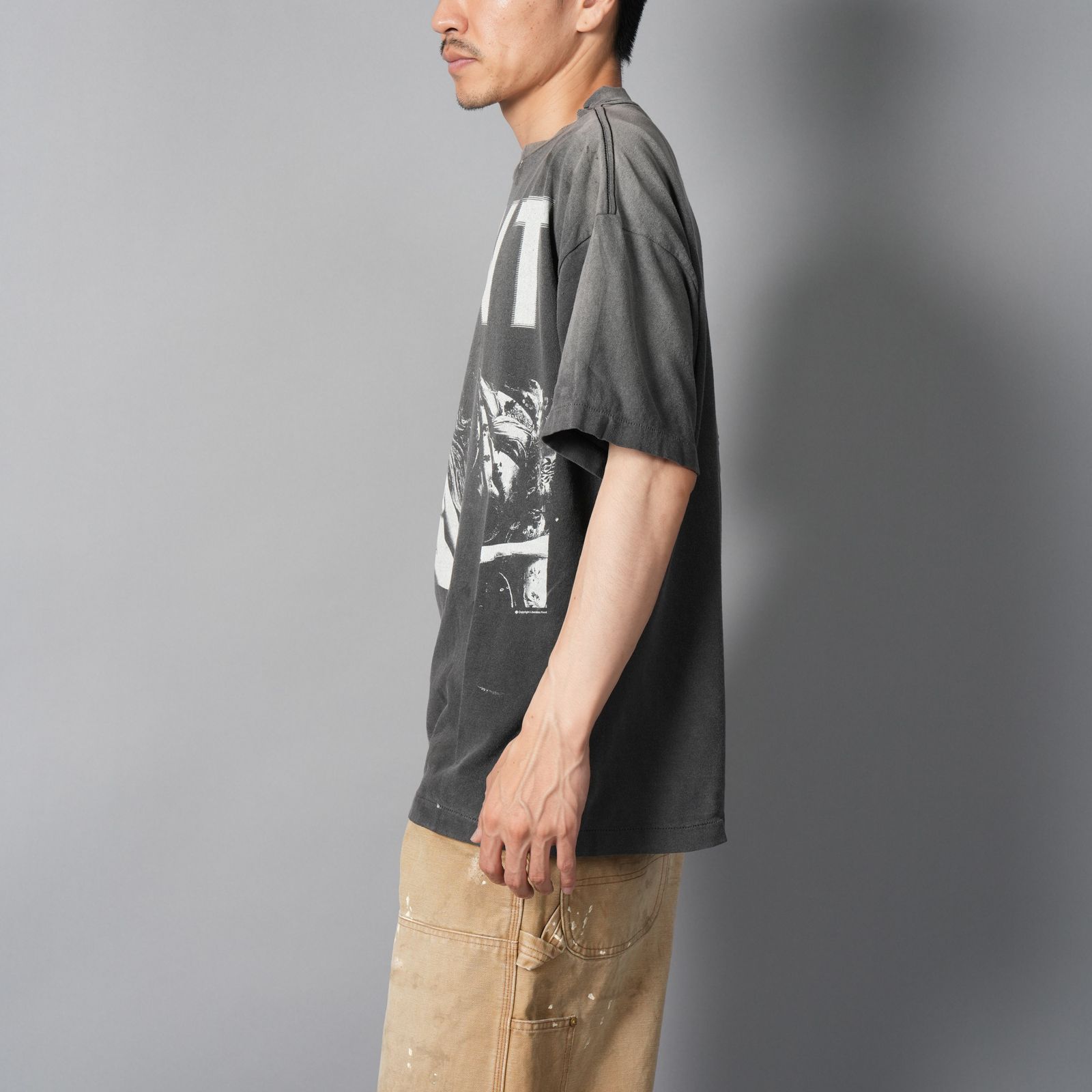 【ラスト1点】SM-HR1-0000-004 /SS TEE / SAINT MARIA / BLACK / Tシャツ (ブラック)