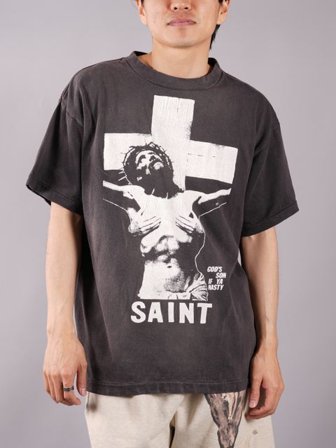 ラスト1点 / SM-S22-0000-016/SS TEE/DMJ/ BLACK / Tシャツ  (ブラック)