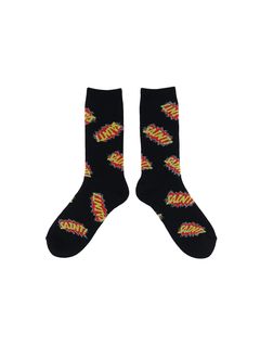 SM-A22-0000-107 / SOCKS / POW / BLACK / ソックス / ポウ   (ブラック)