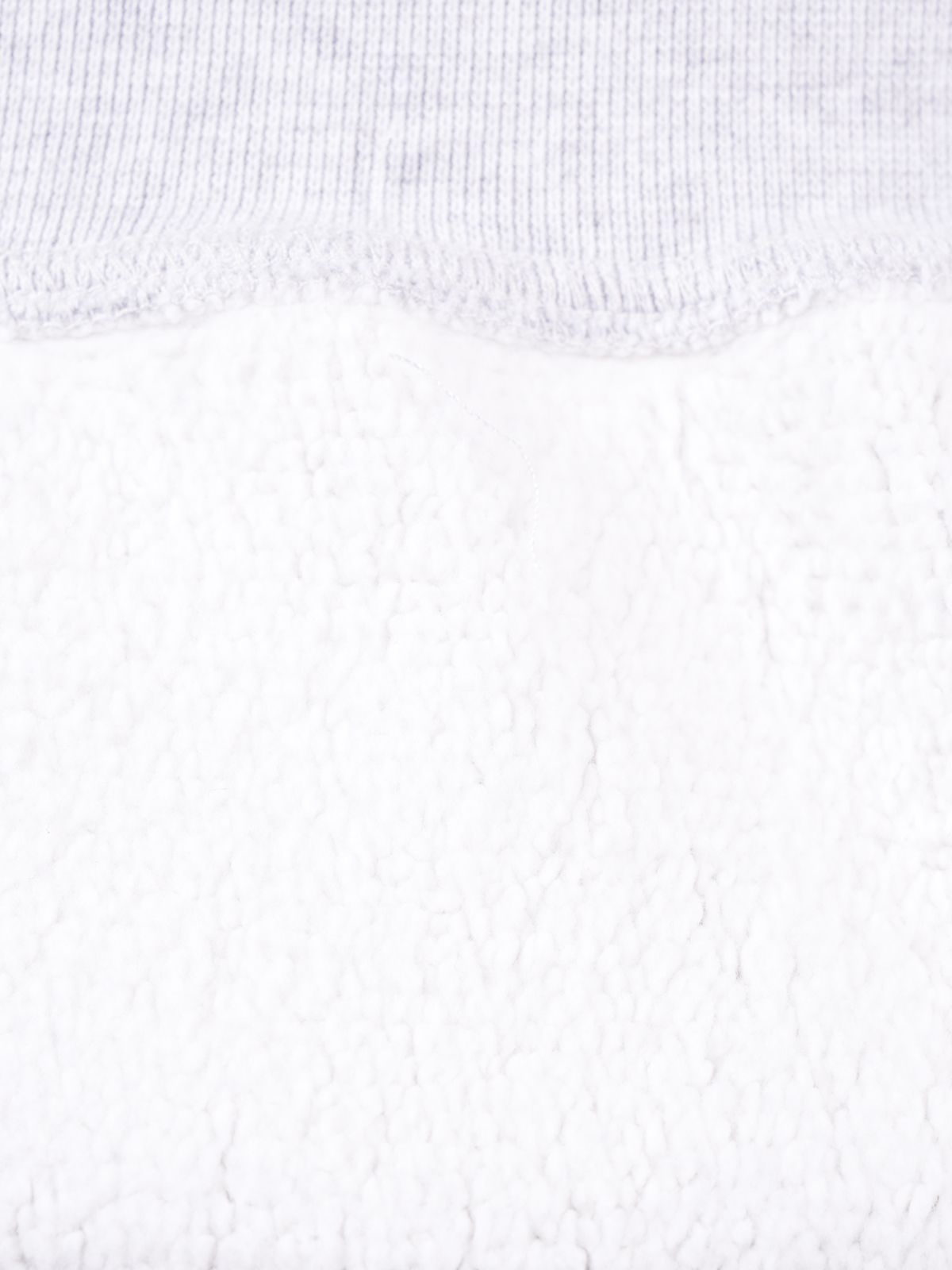 【ラスト1点】HALF ZIP SWEATSHIRT WITH NY PUFF GRAPHIC  / ハーフジップ スウェット 【ユニセックス】 (ライトヘザーグレー)