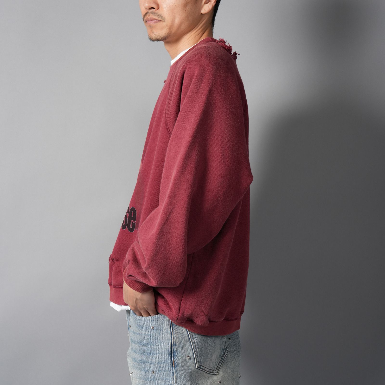 【残りわずか】MIRACLE, crewneck / クルーネックスウェット ・ トレーナー (レッド)