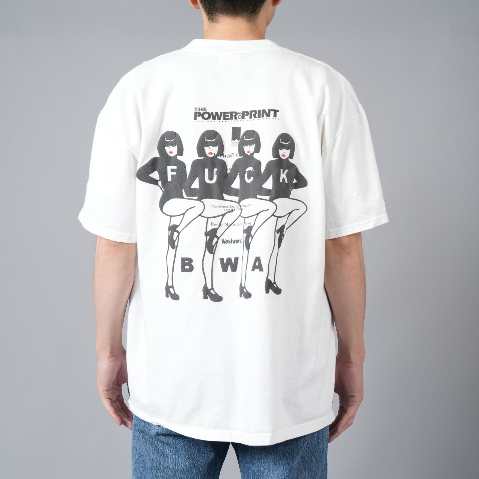Kissing Idiots Tee / キシング イディオツ Tシャツ [XLサイズ] (ホワイト)