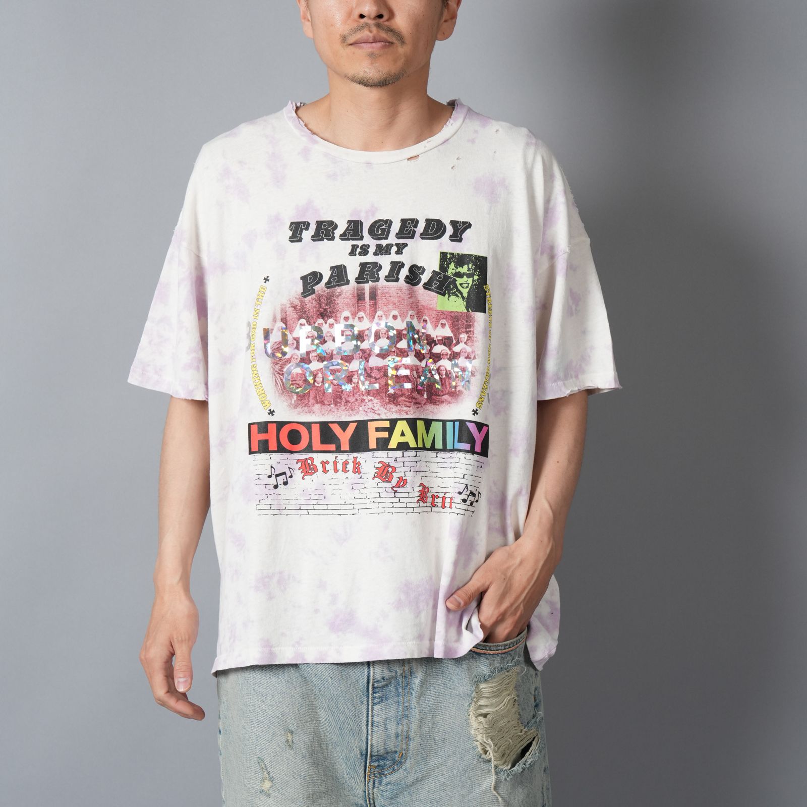 HOLY FAMILY TIE DYE TEE / Tシャツ (タイダイ)