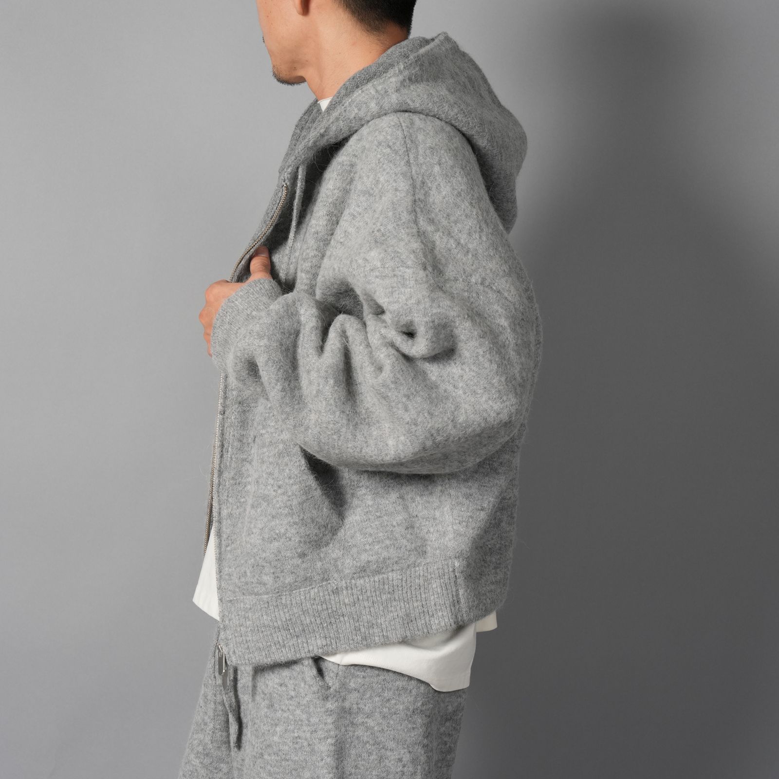 ALPACA KNIT V2 JACKET  / アルパカ ニットジャケット (アルパカクロウド)